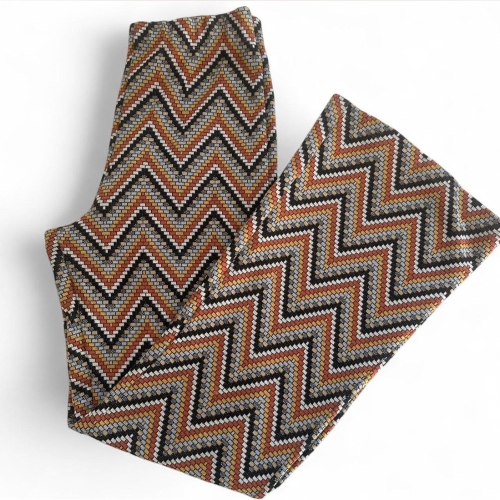 Urban Outfitters Bryn Pull-On Flare Chevron Pants - Size Large
